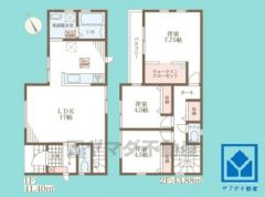 3LDK、土地面積74.41平米、建物面積85.28平米、木造2階建。2026年7月完成予定。