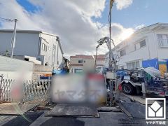 塚口町2期全2棟の2号棟です。区画それぞれ間取りが違うので、ライフスタイルに合わせてご検討ください。