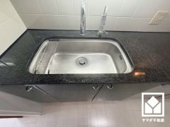 清潔感あふれるシンクで、毎日を気持ちよくスタート。