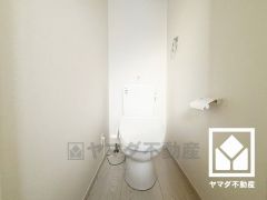 トイレが1階と2階にあるので、朝の忙しい時間にも混雑せず快適です。