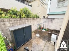 ゆったりとした広さのある専用庭つき