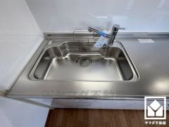 清潔感あふれるシンクで、毎日を気持ちよくスタート。