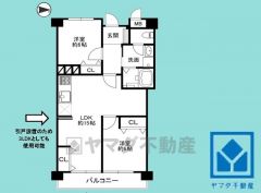 3LDK、専有面積49.52平米、バルコニー面積6.48平米、6階建て4階部分。