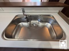 清潔感あふれるシンクで、毎日を気持ちよくスタート。