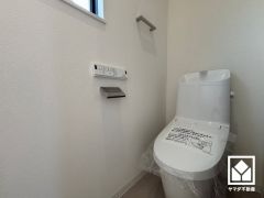 トイレが1階と2階にあるので、朝の忙しい時間にも混雑せず快適です。