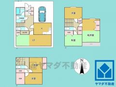 5LDK、土地面積95.45平米、建物面積149.04平米。