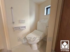 トイレが1階と2階にあるので、朝の忙しい時間にも混雑せず快適です。