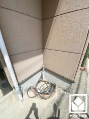 洗車、ペットのお世話など、様々な場面で活用できる外水栓あり。ご成約でヤマダポイントプレゼント中です。お問合せお待ちしております。