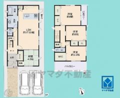 4LDK、土地面積118.05平米、建物面積106.92平米、木造2階建。2025年8月完成済み。留守でも荷物が受け取れる宅配ボックス付き。