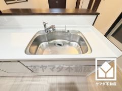 清潔感あふれるシンクで、毎日を気持ちよくスタート。