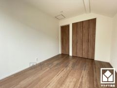 お子様のお部屋などにも丁度良い広さです。全居室にクローゼットがございますので、お部屋の広さを最大限に活用できます。