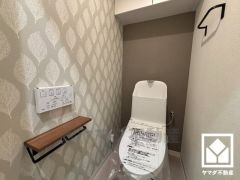 トイレは温水洗浄便座付で快適にお使いいただけます。