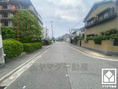前面道路との高低差がほとんどないので、車の出し入れもスムーズに行えます。
