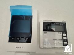 突然の来訪時でも安心なモニター付きインターホンを完備。お留守番中のお子様でも簡単に来訪者の確認ができます。
