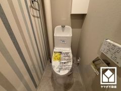温水洗浄便座付で快適にお使いいただけます。