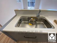 清潔感あふれるシンクで、毎日を気持ちよくスタート。