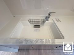 清潔感あふれるシンクで、毎日を気持ちよくスタート。