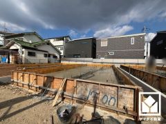 玄関にはシューズボックスを完備。家族の靴もしっかり収納できるので、玄関がいつも片付き、気持ちよくお客様を迎えられます。