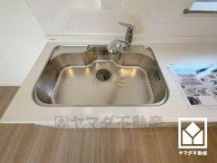 清潔感あふれるシンクで、毎日を気持ちよくスタート。