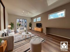 実写真と間取り図からCG再現した「空室リフォームイメージ」に家具などをCG合成しており、実際と異なります。