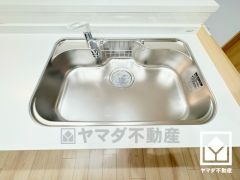 清潔感あふれるシンクで、毎日を気持ちよくスタート。