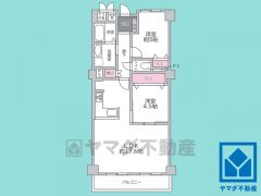 2LDK、専有面積63.98平米、バルコニー面積8.4平米、10階建て3階部分。耐震性・耐火性の高いSRC造です。