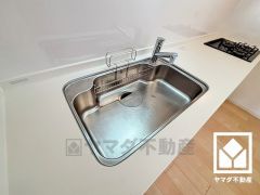 清潔感あふれるシンクで、毎日を気持ちよくスタート。