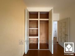 新たに家具を買わなくても良いので、ハンガーパイプ付きのクローゼットは嬉しいですね。奥行きがあるので、収納力も申し分ありません。