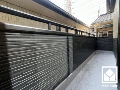 南向きバルコニーで陽当たり、風通し良好。たっぷりの洗濯物も気持ちよく乾きます。