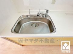 清潔感あふれるシンクで、毎日を気持ちよくスタート。