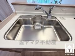 清潔感あふれるシンクで、毎日を気持ちよくスタート。