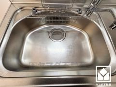 清潔感あふれるシンクで、毎日を気持ちよくスタート。