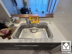 清潔感あふれるシンクで、毎日を気持ちよくスタート。