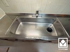 清潔感あふれるシンクで、毎日を気持ちよくスタート。