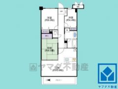 3LDK、専有面積68.4平米、バルコニー面積9.3平米、8階建て5階部分。
