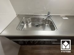 清潔感あふれるシンクで、毎日を気持ちよくスタート。