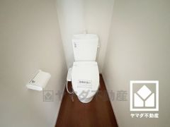 トイレが1階と2階にあるので、朝の忙しい時間にも混雑せず快適です。