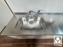 清潔感あふれるシンクで、毎日を気持ちよくスタート。