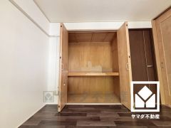 大きなクローゼットなので整理整頓しやすいです。