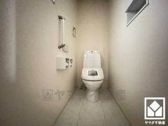 トイレが1階と2階にあるので、朝の忙しい時間にも混雑せず快適です。