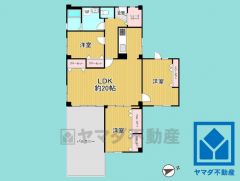 3LDK、専有面積113.89平米、バルコニー面積18.95平米、7階建て3階部分。耐震性・耐火性に優れたSRC造です。