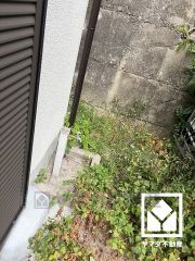 お庭の手入れ、洗車、ペットのお世話など、様々な場面で活用できる外水栓あり。