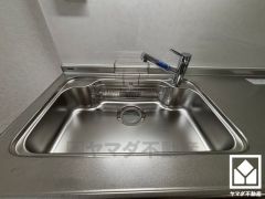 清潔感あふれるシンクで、毎日を気持ちよくスタート。