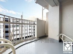 南向きバルコニーで陽当たり、風通し良好。たっぷりの洗濯物も気持ちよく乾きます。