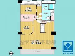 2LDK、専有面積70平米、バルコニー面積6.6平米、5階建て4階部分。