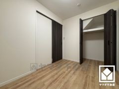 全居室にクローゼットがございますので、お部屋の広さを最大限に活用できます。