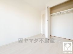 全居室にクローゼットがございますので、お部屋の広さを最大限に活用できます。