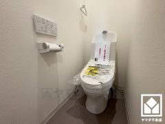 トイレが1階と2階にあるので、朝の忙しい時間にも混雑せず快適です。