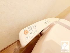 トイレが1階と2階にあるので、朝の忙しい時間にも混雑せず快適です。